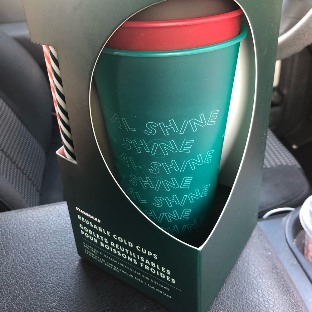 Starbucks Holiday reusable cold cups